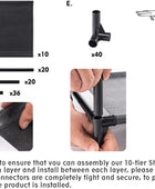 Youdesure Zapatero alto para 20 pares, estante de zapatos resistente que ahorra...