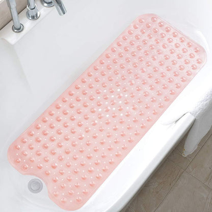 Tapetes para bañera de ducha, antideslizante, 39 x 16 pulgadas, tapete de ducha