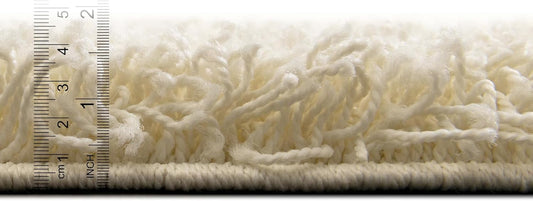 Rugs.com - Alfombra de la colección Über Cozy Solid Shag  Alfombra redonda de...