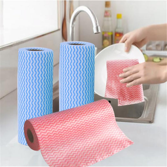 Handi Wipes Paños reutilizables, rollo de toalla de limpieza de cocina