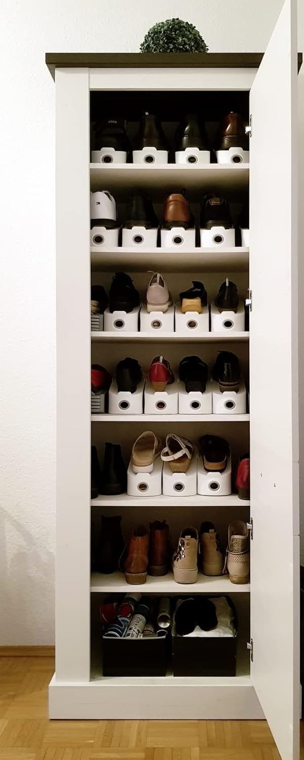 WENKO Organizadores para Zapatos, 4 uds. Zapatero, 11, 2.0 x 5.9 x 11.4 in,