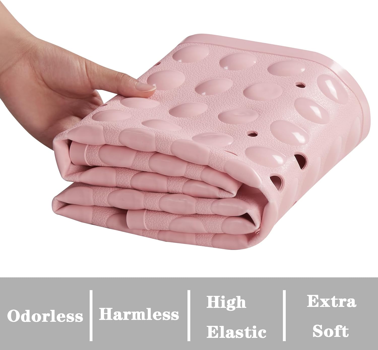 YANZIFLY Alfombra de bañera para ducha Alfombrilla de baño de silicona suave de...