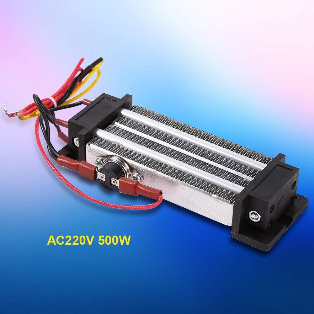 Fdit AC 220V 500W PTC Calentador de aire PTC Calentador de aire de cerámica...