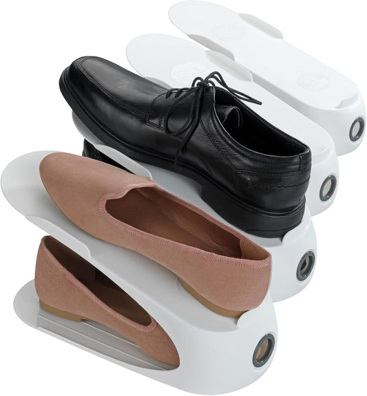 WENKO Organizadores para Zapatos, 4 uds. Zapatero, 11, 2.0 x 5.9 x 11.4 in,