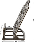 Soporte vintage para libros de cocina de hierro fundido, soporte decorativo de...