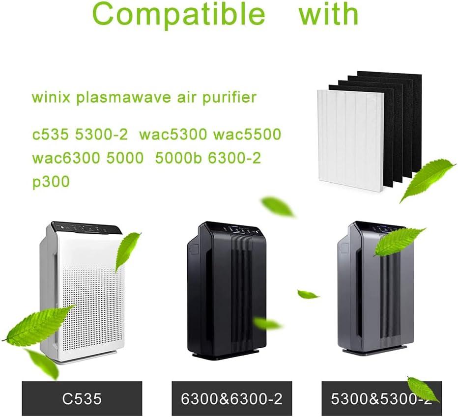 Filtro de repuesto Winix 115115, compatible con purificador de aire Winix