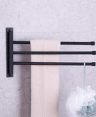 GERZWY Toallero de baño Swing Out Towel Bar SUS 304 Acero Inoxidable Baño...