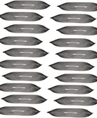 Uonlytech 100 ganchos de esponja para colgar en la pared, funda protectora con...