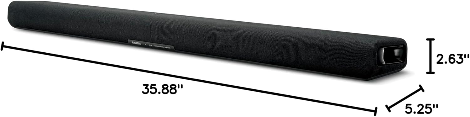 Yamaha SR-B30A Dolby Atmos Barra de sonido con subwoofers integrados (negro)