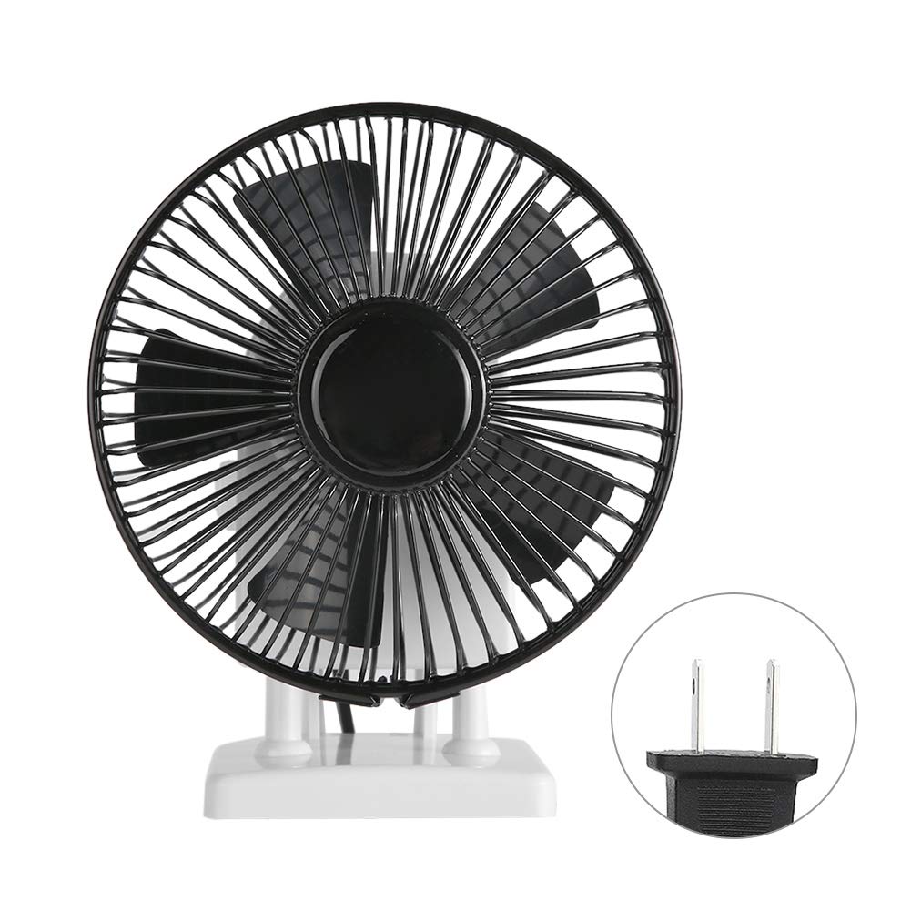 Mini ventilador eléctrico mesa escritorio 2 velocidades gran viento silencioso...