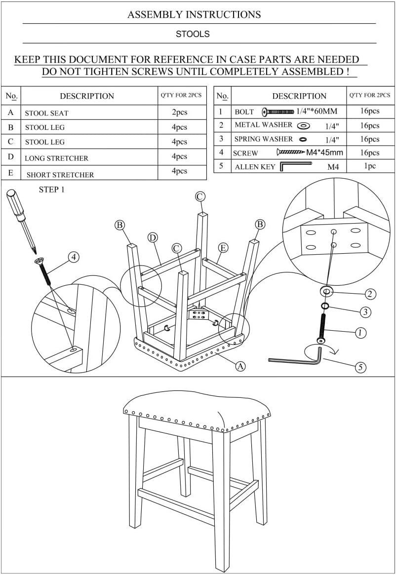 Juego de 2 sillas modernas y contemporáneas para muebles de comedor, altura de