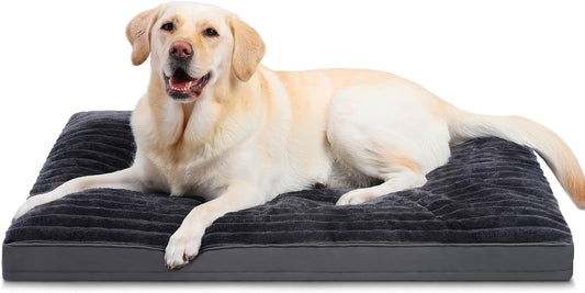 Vonabem Cama grande lavable con funda extraíble impermeable, camas para perros...