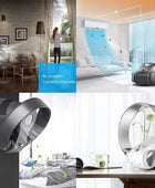Ventilador de pared sin aspas de 14 pulgadas, 26 Wcontrol remoto, temporizador,...