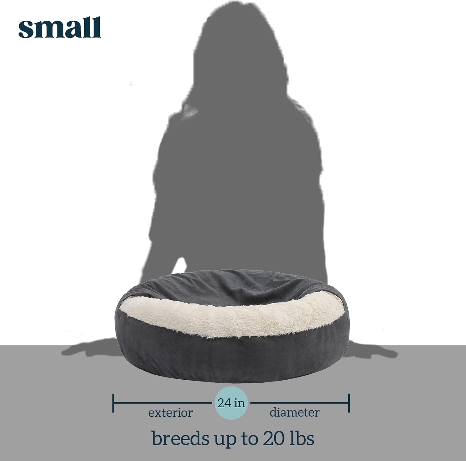 Cama para perros pequeños para perros extra pequeños de hasta 20 libras, camas...