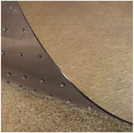 Vinilo transparente de lujo, alfombra de plástico para alfombra de pelo