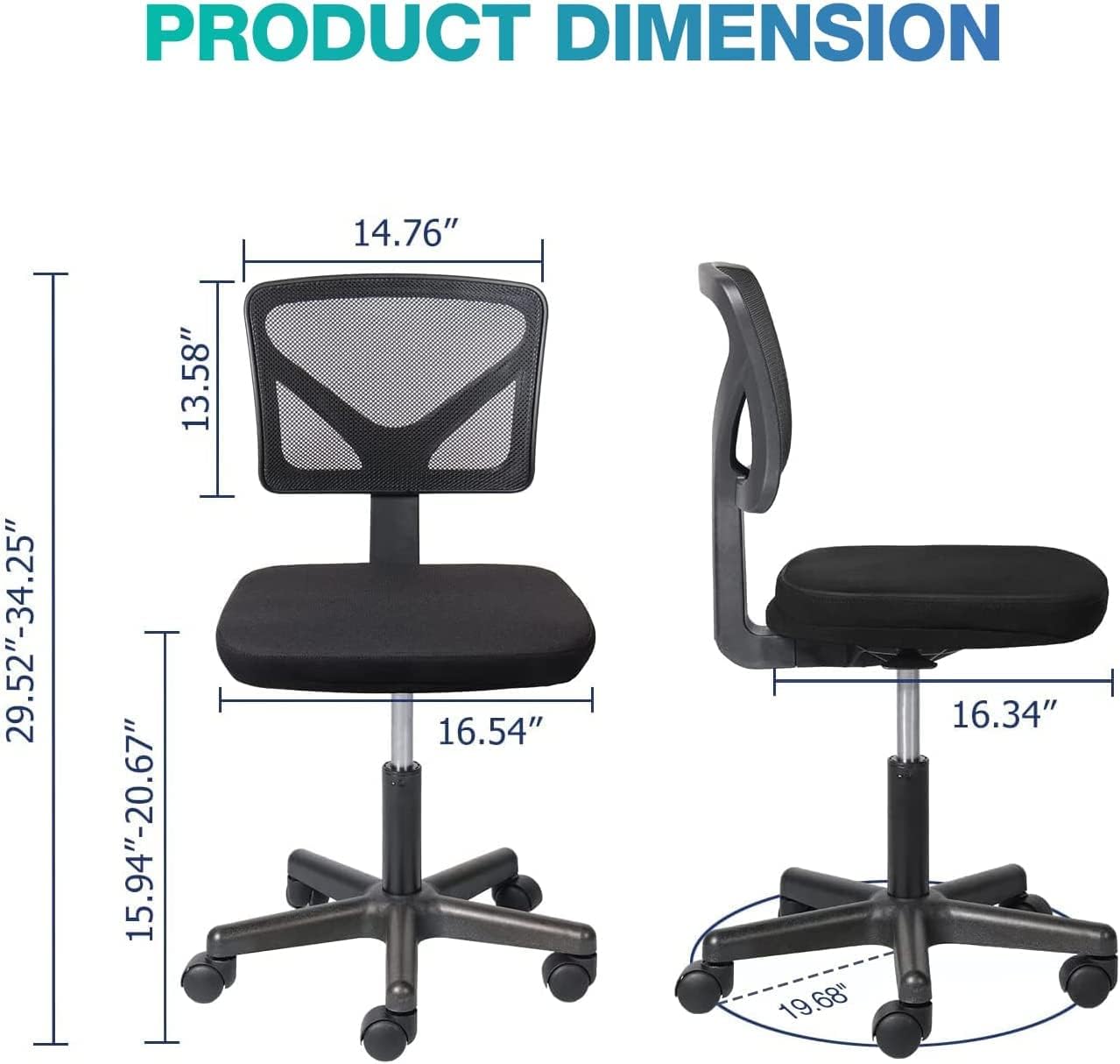 AFO Silla de oficina en casa, silla de escritorio ergonómica, silla de...