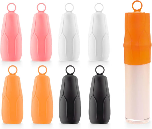 Fundas elásticas para viajes a prueba de fugas, fundas de botellas de silicona...