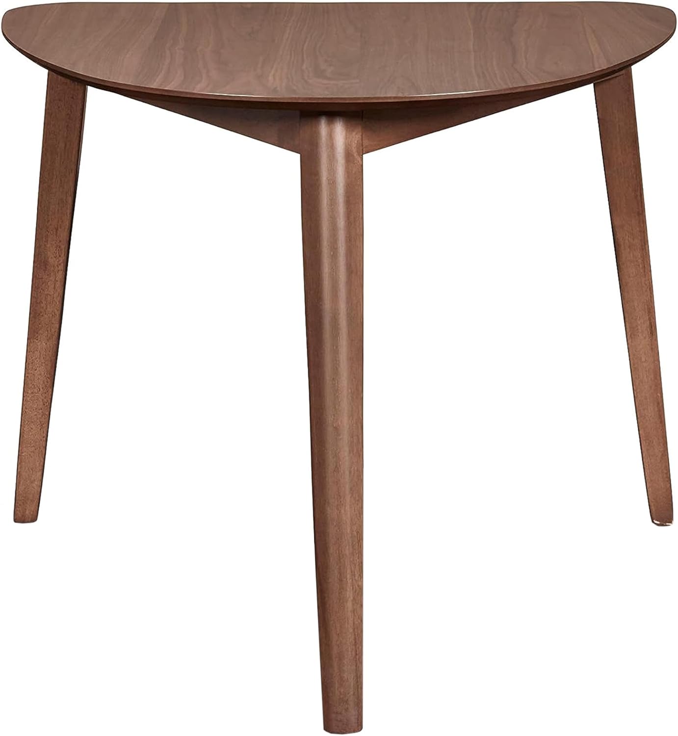 New Classic Furniture Oscar Mesa esquinera de madera, nogal