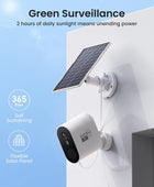 AOSU Cámaras de seguridad solares inalámbricas para exteriores, sistema de...