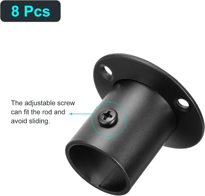 uxcell Soporte de barra de acero inoxidable de 1 pulgada de diámetro con