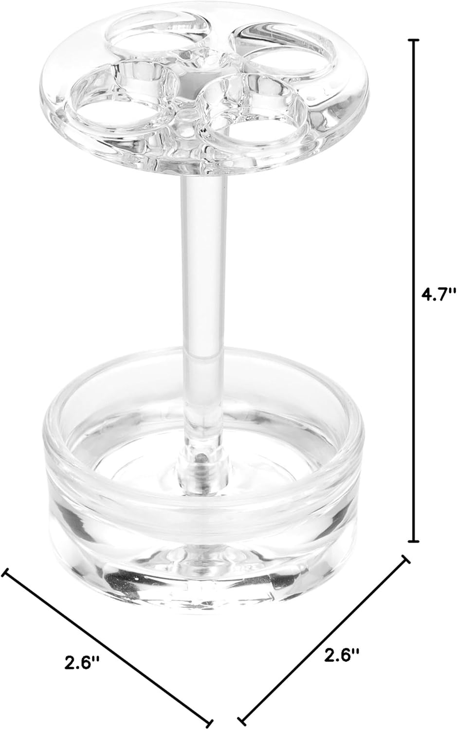 InterDesign Eva, soporte para cepillos de dientes para encimeras tocador de...
