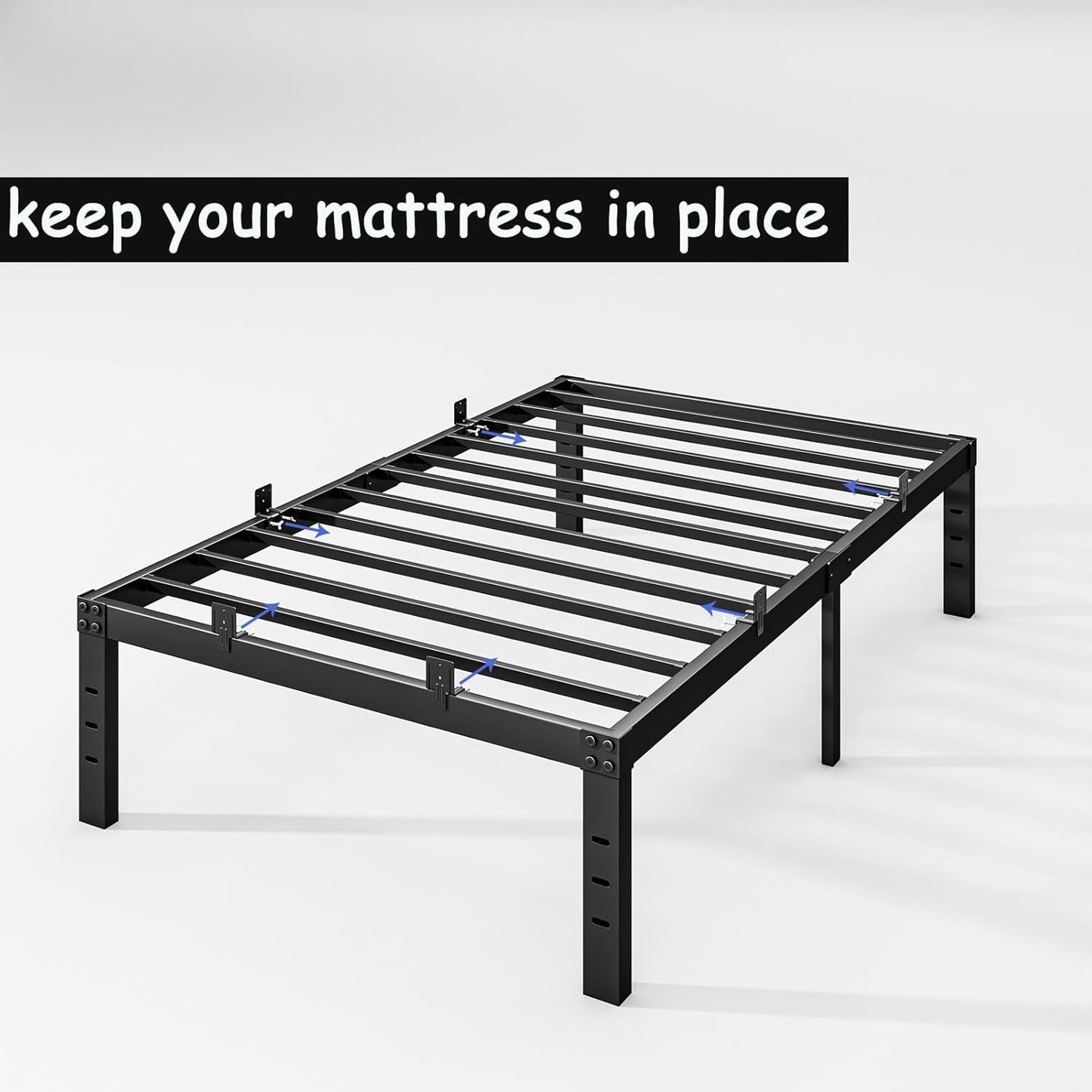 6 tapones deslizantes de colchón para marco de cama individual XL, tapones de