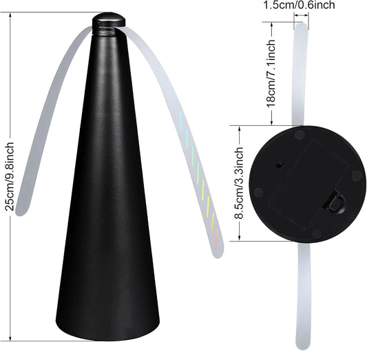3 ventiladores para moscas al aire libre para mesas, para interiores y...