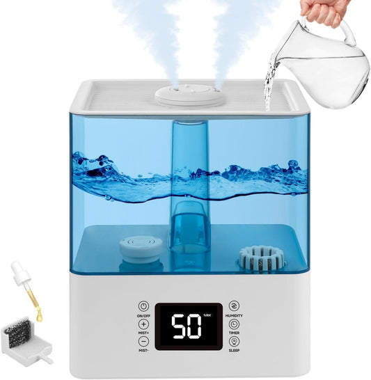 Humidificadores de 6 L para dormitorio, humidificadores ultrasónicos de niebla