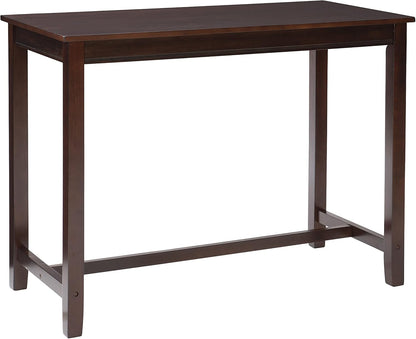 Mesa Claridge de 42 pulgadas de altura de barra Espresso