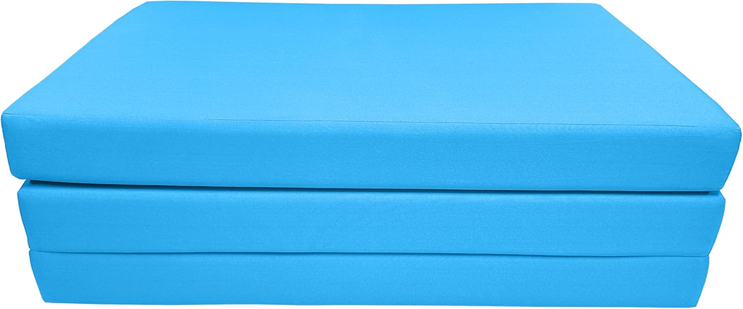 Shikibuton Cama plegable en 3, espuma de alta densidad de 1.8 lbs, tamaño Twin,