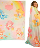 Franco Collectibles Care Bears - Manta de felpa súper suave, 46 x 60 pulgadas...