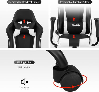 Silla de juegos para adultos, silla de PC, silla de juego, silla reclinable...