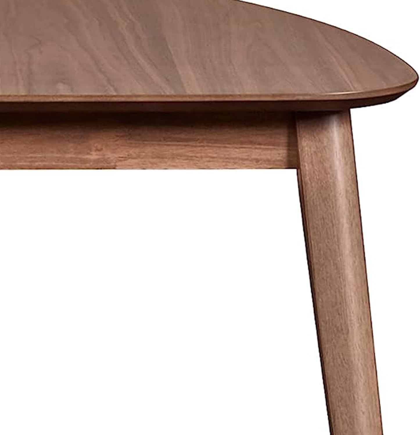 New Classic Furniture Oscar Mesa esquinera de madera, nogal