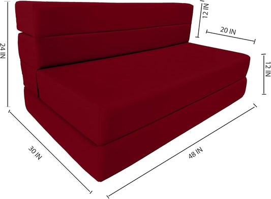 D&D Futon Furniture Colchón plegable portátil, camas de invitados de estudio,...