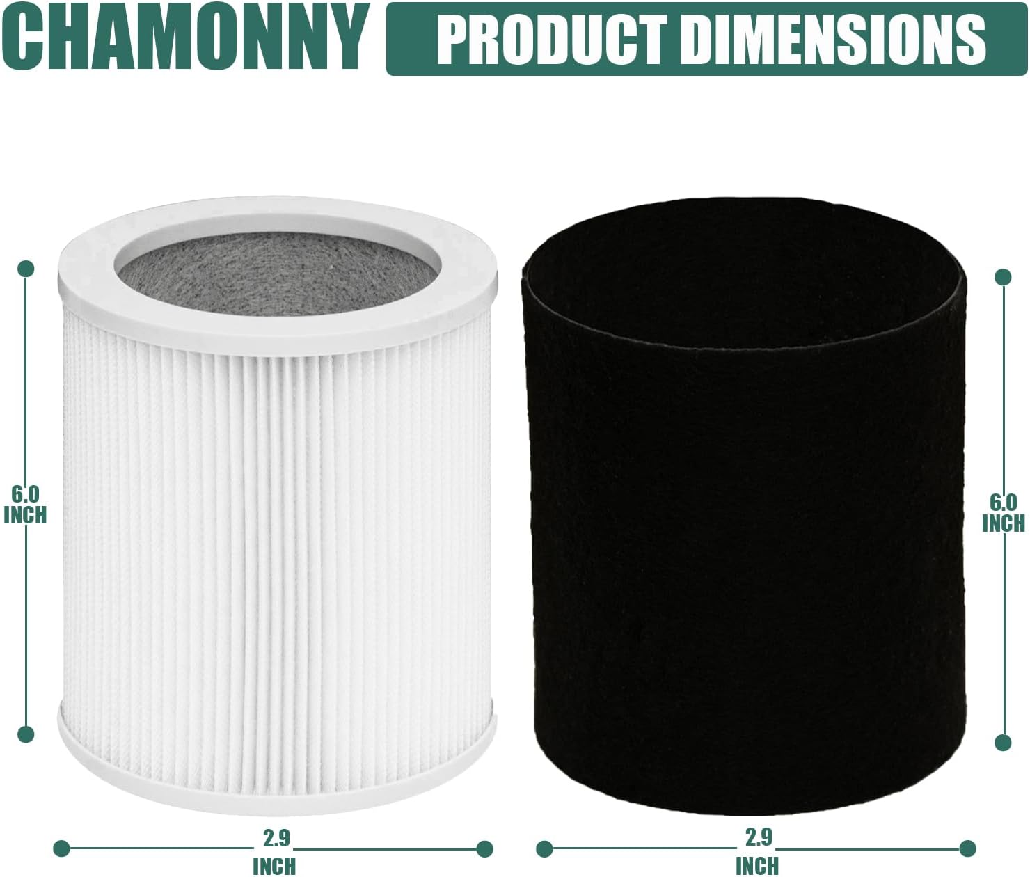 Filtro de repuesto H-HF400-VP, compatible con Hunter H-HF400-VP, H-PF400 y...