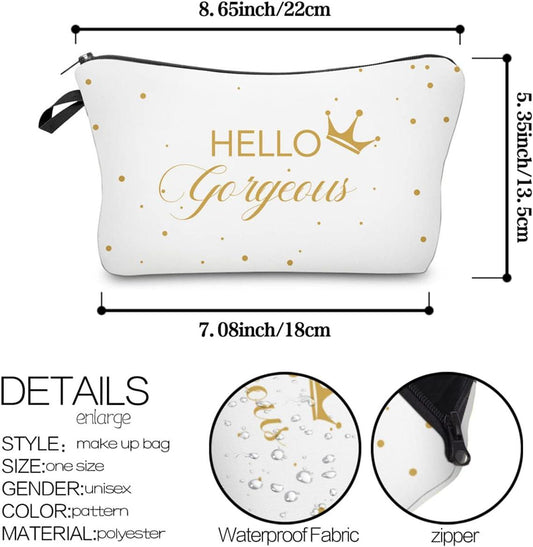 Bolsa de cosméticos para mujer, adorable y espaciosa, bolsa de maquillaje de