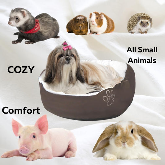 Evelots Cama cálida para mascotas para gatos o perros pequeños, calmante,...