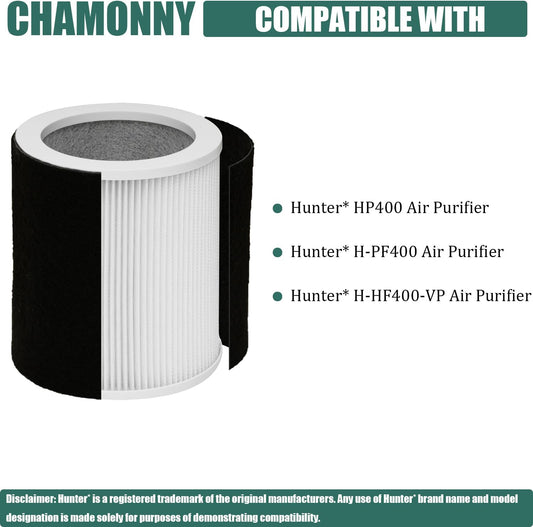 Filtro de repuesto H-HF400-VP, compatible con Hunter H-HF400-VP, H-PF400 y...