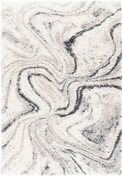 SAFAVIEH Colección Fontana Shag FNT848A - Alfombra moderna abstracta que no...