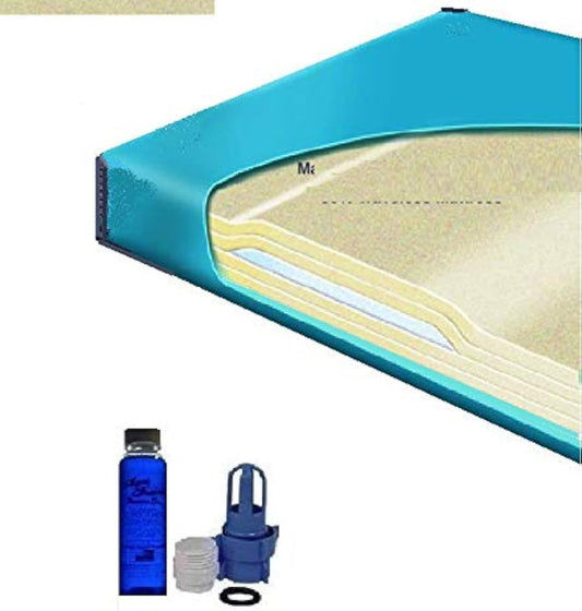 Colchón de cama de agua sin ondas Super Single 90%