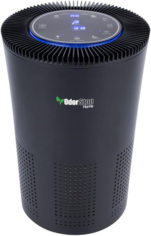OdorStop Purificador de aire HEPA OSAP5 para áreas de hasta 1000 pies cuadrados...