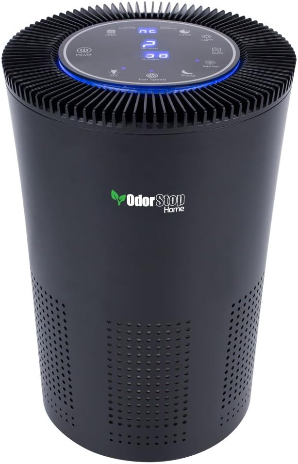 OdorStop Purificador de aire HEPA OSAP5 para áreas de hasta 1000 pies cuadrados...