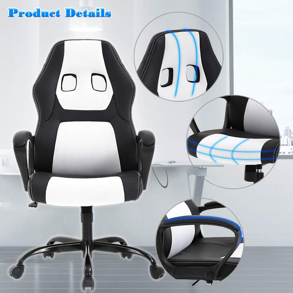 BestOffice - Silla de oficina para escritorio de juegos, silla de juegos de...