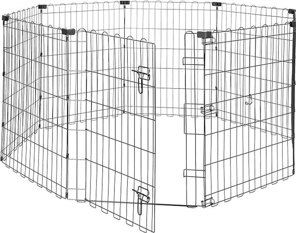 Tienda Basics Corralito plegable octagonal, cuadrado, rectangular de metal para...