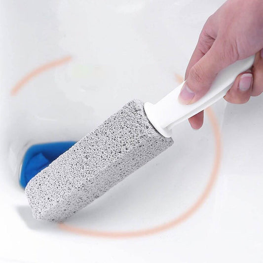 Cepillo de limpieza para inodoro de piedra pómez, limpiador de inodoro,
