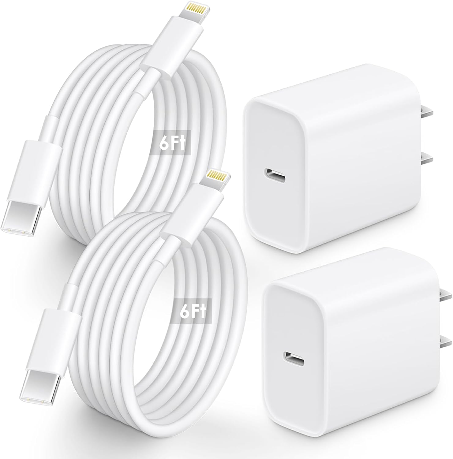 AISNI Cargador rápido para I Phone 13 14, paquete de 2 cargadores de teléfono...