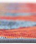 Unique Loom - Alfombra colección de círculos abstractos, de transición para...