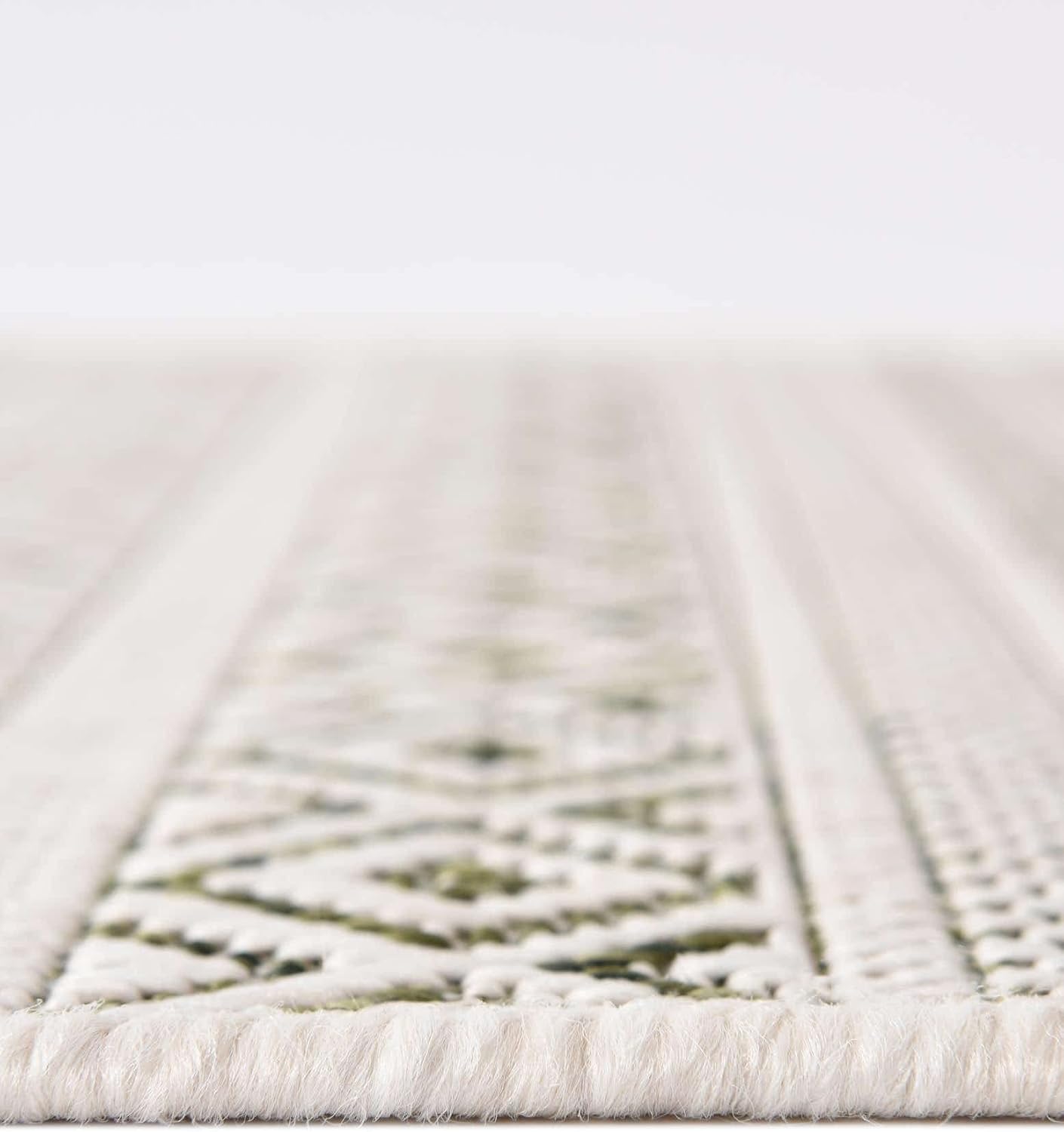 Unique Loom Outdoor Striped Collection Alfombra de área - Maia (2' x 6' 1"...