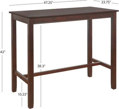 Mesa Claridge de 42 pulgadas de altura de barra Espresso