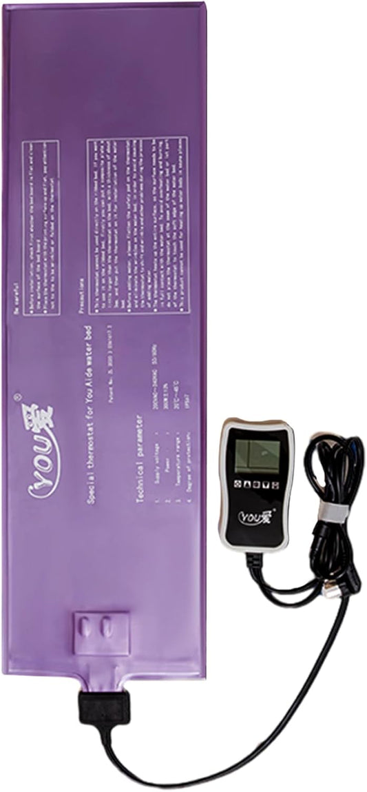 Calentador de cama de agua de 250 W, calentador de cama de agua suave seguro y